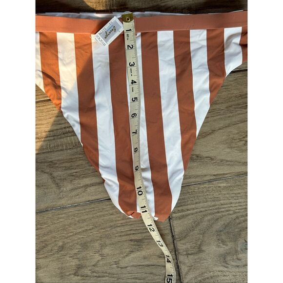 Envya Striped High Waisted Bikini Medium - Picture 9 of 11